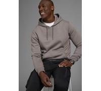 Kapuzensweatshirt MAN'S WORLD, Herren, Gr. M (48/50), grau, angeraute Sweatware, Obermaterial: 60% Baumwolle, 40% Polyester. Kapuzenfutter: 60% Baumwolle, 40% Polyester, unifarben, Basic, regular fit,