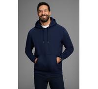 Kapuzensweatshirt MAN'S WORLD, Herren, Gr. XXL, blau (marine), angeraute Sweatware, Obermaterial: 60% Baumwolle, 40% Polyester. Kapuzenfutter: 60% Baumwolle, 40% Polyester, unifarben, Basic, regular f
