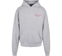 Kapuzensweatshirt MERCHCODE "Merchcode Al Dente Per Favore Oversized Hoody", Herren, Gr. L, grau, 100% Baumwolle, bedruckt, Rundhals, Sweatshirts (17419233-L) grau