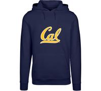 Kapuzensweatshirt MERCHCODE "Merchcode Herren CAL Logo Hoody", Herren, Gr. M, light navy, 65% Baumwolle, 35% Polyester, bedruckt, Sweatshirts (85628508-M) light navy