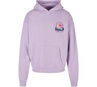 Merchcode Herren Kapuzenpullover, 100 Prozent Baumwolle, Lilac, M