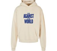 Kapuzensweatshirt MERCHCODE "Merchcode Tupac Me against the World Ultra Heavy Oversize Hoodie", Herren, Gr. M, sand, 100% Baumwolle, bedruckt, Rundhals, Sweatshirts (14790430-M) sand