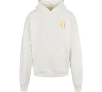 Kapuzensweatshirt MERCHCODE "Merchcode Wording - Hi Heavy Hoody", Herren, Gr. L, weiß (ready for dye), 100% Baumwolle, mehrfarbig, oversize, ohne Ausschnitt, Sweatshirts (54383964-L) ready for dye