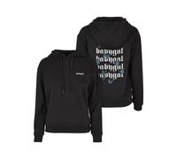 Kapuzensweatshirt MISS TEE "Miss Tee Babygal Hoody", Damen, Gr. XS, schwarz, 65% Baumwolle, 35% Polyester, bedruckt, Sweatshirts (61930015-XS) schwarz