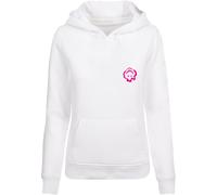Kapuzensweatshirt MISS TEE "Miss Tee Damen Everything's Nice Hoody", Damen, Gr. M, weiß, 65% Baumwolle, 35% Polyester, unifarben, Rundhals, Sweatshirts (70359464-M) weiß
