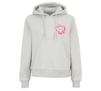 Kapuzensweatshirt MISS TEE "Miss Tee Every Things Nice Hoody", Damen, Gr. XXL, weiß (lightasphalt), 65% Baumwolle, 35% Polyester, bedruckt, Rundhals, Sweatshirts (87167613-XXL) lightasphalt