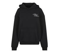 Kapuzensweatshirt MISS TEE "Miss Tee Give A Damn Ladies Fluffy Hoody", Damen, Gr. XXL, schwarz, 70% Baumwolle, 30% Polyester, bedruckt, Rundhals, Sweatshirts (40921443-XXL) schwarz