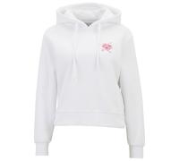 Kapuzensweatshirt MISS TEE "Miss Tee Self Love Club Hoody", Damen, Gr. XS, weiß, 65% Baumwolle, 35% Polyester, bedruckt, Sweatshirts (33287735-XS) weiß