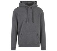 Kapuzensweatshirt MISTERTEE "MisterTee Basic Hoodie", Herren, Gr. M, grau (grau melange), 80% Baumwolle, 20% Polyester, unifarben, Rundhals, Sweatshirts (23513563-M) grau melange