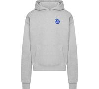 Kapuzensweatshirt MISTERTEE "MisterTee Big Apple NYC Ultra Heavy Cotton Box Hoody", Herren, Gr. 3XL, grau, 100% Baumwolle, bedruckt, Rundhals, Sweatshirts (39893713-XXXL) grau