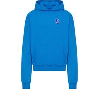 Kapuzensweatshirt MISTERTEE "MisterTee Big Apple NYC Ultra Heavy Cotton Box Hoody", Herren, Gr. M, blau (cobaltblau), 100% Baumwolle, bedruckt, Rundhals, Sweatshirts (48283464-M) cobaltblau