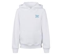 Kapuzensweatshirt MISTERTEE "MisterTee Dreams Over Reality Basic Kids Hoody", Jungen, Gr. 158/164, weiß, 65% Baumwolle, 35% Polyester, bedruckt, Rundhals, Sweatshirts (48376168-158) weiß