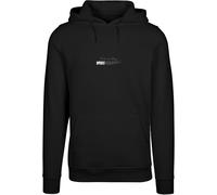 Kapuzensweatshirt MISTERTEE "MisterTee Herren Become the Change Butterfly 2.0 Hoody", Herren, Gr. S, schwarz, 65% Baumwolle, 35% Polyester, bedruckt, Sweatshirts (35776020-S) schwarz