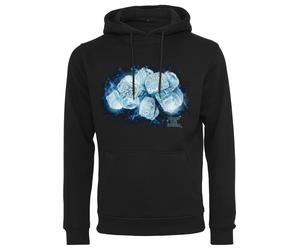 Kapuzensweatshirt MISTERTEE "MisterTee Herren Ice Rings Hoody", Herren, Gr. XXL, schwarz, 65% Baumwolle, 35% Polyester, bedruckt, Sweatshirts (62104714-XXL) schwarz