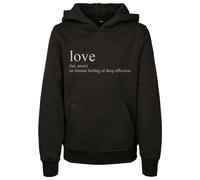 Mister Tee Love Definition Hoodie Schwarz 122-128 cm Junge (Herstellerartikelnummer: MTK170-Black_122/128)