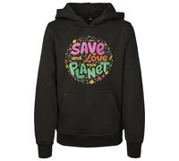 Mister Tee Save And Love Hoodie Schwarz 158-164 cm Junge (Herstellerartikelnummer: MTK130-Black_158/164)