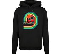 Kapuzensweatshirt MISTERTEE "MisterTee Herren Roller Skater Hoody", Damen, Gr. XL, schwarz, 100% Baumwolle, bedruckt, Sweatshirts Kapuzensweatshirt (54450700-XL)