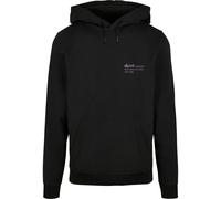 Kapuzensweatshirt MISTERTEE "MisterTee Herren That Noise Hoody", Herren, Gr. 4XL, schwarz, 65% Baumwolle, 35% Polyester, bedruckt, Sweatshirts (64228363-4XL) schwarz