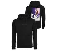 Kapuzensweatshirt MISTERTEE "MisterTee Herren Way Up In The Sky Hoody", Herren, Gr. XS, schwarz, 65% Baumwolle, 35% Polyester, bedruckt, Sweatshirts (22282250-XS) schwarz