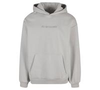 Kapuzensweatshirt MISTERTEE "MisterTee Just Another EMB Hoody", Herren, Gr. XL, lightasphalt, 70% Baumwolle, 30% Polyester, bedruckt, Sweatshirts (52673510-XL) lightasphalt