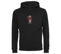 Kapuzensweatshirt MISTERTEE "MisterTee Kanada Sketch Hoodie", Herren, Gr. S, schwarz, 80% Baumwolle, 20% Polyester, bedruckt, Rundhals, Sweatshirts (62725400-S) schwarz
