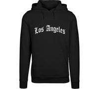Kapuzensweatshirt MISTERTEE "MisterTee Los Angeles Hoody", Damen, Gr. XL, schwarz, 65% Baumwolle, 35% Polyester, unifarben, Rundhals, Sweatshirts (15930952-XL) schwarz