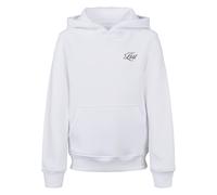 Kapuzensweatshirt MISTERTEE "MisterTee Lost Flowers Basic Kids Hoody", Jungen, Gr. 134/140, weiß, 65% Baumwolle, 35% Polyester, bedruckt, Sweatshirts (76521616-134) weiß