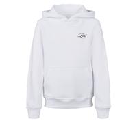 Kapuzensweatshirt MISTERTEE "MisterTee Lost Flowers Basic Kids Hoody", Jungen, Gr. 146/152, weiß, 65% Baumwolle, 35% Polyester, bedruckt, Sweatshirts (22271540-146) weiß