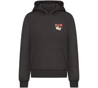 Kapuzensweatshirt MISTERTEE "MisterTee Love Ramen Noodles Hoody", Herren, Gr. XS, schwarz, 65% Baumwolle, 35% Polyester, bedruckt, Sweatshirts (44462952-XS) schwarz