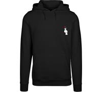 Kapuzensweatshirt MISTERTEE "MisterTee Love Sign 2.0", Herren, Gr. XS, schwarz, 65% Baumwolle, 35% Polyester, bedruckt, Sweatshirts (15887364-XS) schwarz