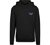 Kapuzensweatshirt MISTERTEE "MisterTee Memento Mori Hoody", Herren, Gr. S, schwarz, 65% Baumwolle, 35% Polyester, bedruckt, Rundhals, Sweatshirts (76296837-S) schwarz