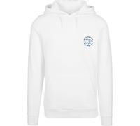 Kapuzensweatshirt MISTERTEE "MisterTee More Espressi Hoody", Herren, Gr. M, weiß, 65% Baumwolle, 35% Polyester, bedruckt, Sweatshirts (43481026-M) weiß