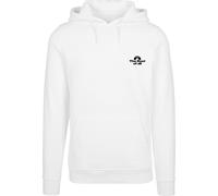 Kapuzensweatshirt MISTERTEE "MisterTee Root Of All Hoody", Herren, Gr. S, weiß, 65% Baumwolle, 35% Polyester, bedruckt, Sweatshirts (30245764-S) weiß