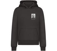 Kapuzensweatshirt MISTERTEE "MisterTee Sacred Mary Hoody", Herren, Gr. S, schwarz, 65% Baumwolle, 35% Polyester, bedruckt, Rundhals, Sweatshirts (42339464-S) schwarz