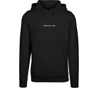 Kapuzensweatshirt MISTERTEE "MisterTee Thank Me Later Hoody", Herren, Gr. S, schwarz, 65% Baumwolle, 35% Polyester, bedruckt, Rundhals, Sweatshirts (21819819-S) schwarz