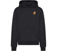 Kapuzenpullover MISTERTEE "MisterTee The Only Loyal Gang Fluffy Hoody", Herren, Gr. 4XL, schwarz, 70% Baumwolle, 30% Polyester, mehrfarbig, loose fit, ohne Ausschnitt, Pullover Kapuzenpullover (518384