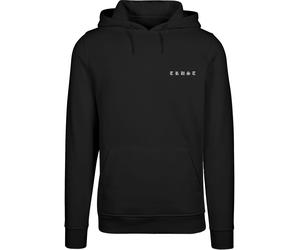 Kapuzensweatshirt MISTERTEE "MisterTee Trust Dove Hoody", Herren, Gr. XS, schwarz, 65% Baumwolle, 35% Polyester, bedruckt, Rundhals, Sweatshirts (51262649-XS) schwarz