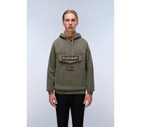 Kapuzensweatshirt NAPAPIJRI "BURGEE WINT 4", Herren, Gr. M, tea leaf, Obermaterial: 90% Baumwolle, 10% Polyester, Bündchen, Sweatshirts (14385044-M) tea leaf