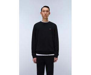 Kapuzensweatshirt NAPAPIJRI, Herren, Gr. L, schwarz, Obermaterial: 100% Baumwolle, normal, Rundhals, angesetztes Bündchen, Sweatshirts, mit Langarm-Design, aus Baumwolle (67413001-L) schwarz