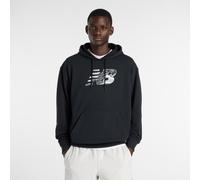 Kapuzensweatshirt NEW BALANCE "AAZ Mens Lifestyle Hoodie BIG TEAL", Herren, Gr. XXL, schwarz, Obermaterial: 60% Baumwolle, 40% Polyester, Sweatshirts, sportlicher Stil, aus Baumwolle und Polyester, mi