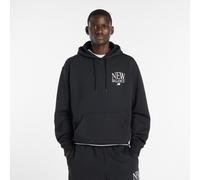 Kapuzensweatshirt NEW BALANCE, Herren, Gr. L, schwarz, Obermaterial: 60% Baumwolle, 40% Polyester, normal, angesetztes Bündchen, Sweatshirts, mit Kordelzug, aus Baumwollmischung (57626969-L) schwarz