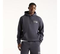Kapuzensweatshirt NEW BALANCE "REIMAGINED FLEECE HOODIE", Herren, Gr. S, schwarz (schwarz night (dnt)), Obermaterial: 60% Baumwolle, 40% Polyester, Sweatshirts, sportlicher Look, aus Baumwolle und Pol