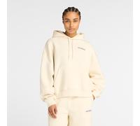 Kapuzensweatshirt NEW BALANCE "Reimagined Fleece Oversized Hoodie", Damen, Gr. XL, beige (linen), Obermaterial: 60% Baumwolle, 40% Polyester, normal, Rundhals, Sweatshirts (51453169-XL) linen