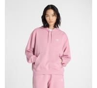 Kapuzensweatshirt NEW BALANCE "Sport Essentials French Terry Hoodie", Damen, Gr. M, rosa (pink taffy (677)), Obermaterial: 60% Baumwolle, 40% Polyester, Sweatshirts (90607639-M) pink taffy (677)