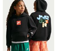 Kapuzensweatshirt NIKE SPORTSWEAR, Jungen, Gr. L (152/158), schwarz (schwarz, weiß), Obermaterial: 80% Baumwolle, 20% Polyester, Sweatshirts, Für Kinder und Jugendliche (78092111-L) schwarz, weiß