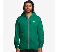 Kapuzensweatshirt NIKE SPORTSWEAR "M NK CLUB BB FZ HOODIE", Herren, Gr. M, malachite, ma, Jersey, Obermaterial: 80% Baumwolle, 20% Polyester, normal, Rundhals, Sweatshirts, sportlicher Stil, für sport
