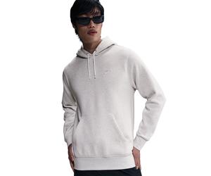 Kapuzensweatshirt NIKE SPORTSWEAR "M NK CLUB BB PO HOODIE", Herren, Gr. XL, birch heather, Jersey, Obermaterial: 80% Baumwolle, 20% Polyester, normal, Rundhals, Sweatshirts, mit Kängurutasche, Kurzarm