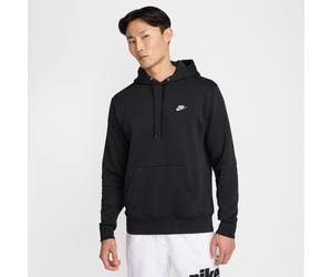 Kapuzensweatshirt NIKE SPORTSWEAR "M NK CLUB BB PO HOODIE", Herren, Gr. XXL, schwarz, schwarz, weiß, Jersey, Obermaterial: 80% Baumwolle, 20% Polyester, normal, Rundhals, Sweatshirts, mit Kängurutasch