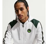 Kapuzensweatshirt NIKE SPORTSWEAR "M NSW CS HOODY FLC BB", Damen, Gr. XXL, weiß, pro grün, electric grün, Obermaterial: 80% Baumwolle, 20% Polyester, Sweatshirts (30038801-XXL) weiß, pro grün, electri