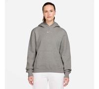 Nike Studio Fleece Damen Hoody Dark Grey Heather/Sail, S